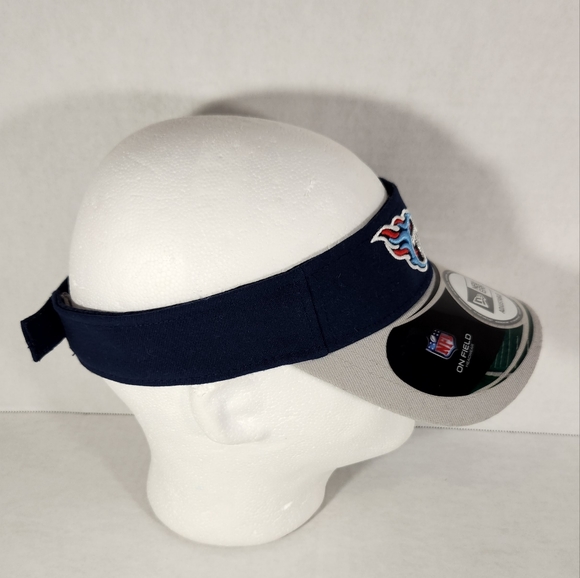 NWT Men's Tennessee Titans New Era On Field Adjustable Visor - Picture 2 of 5